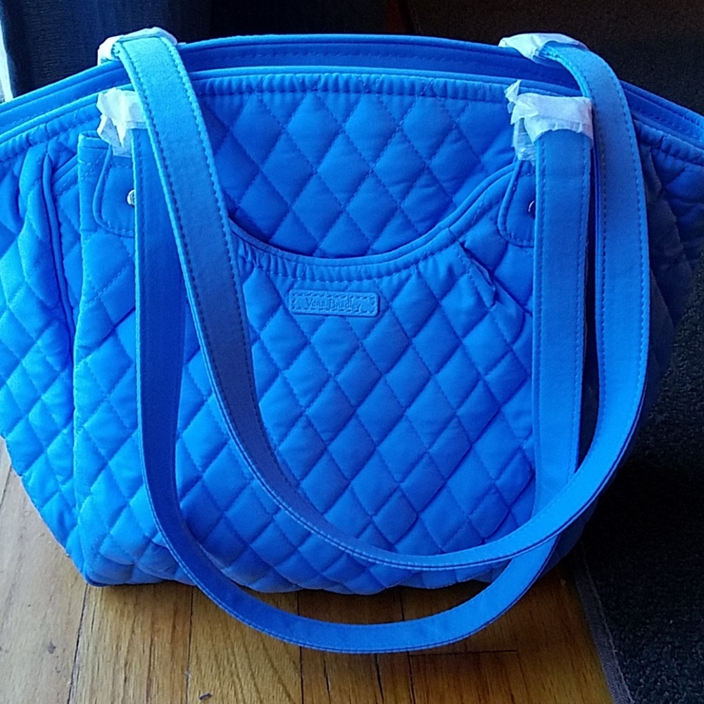 Vera Bradley Glenna Sky Blue Purse NWT